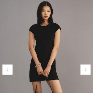 NWT Anthropologie Maeve little black mini dress size Large
